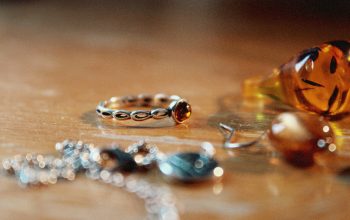 biżuteria z bursztynem